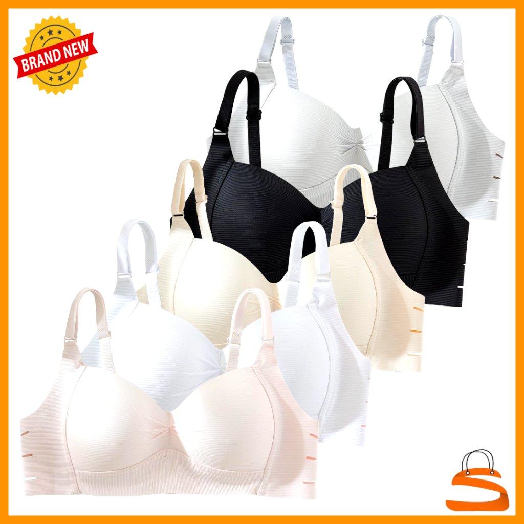 Training Bras For Teens, Adjustable Straps, Light Padding, Cotton Blend